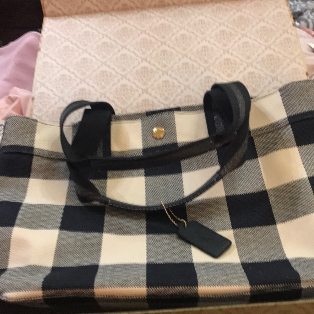 Coach large travel tote
